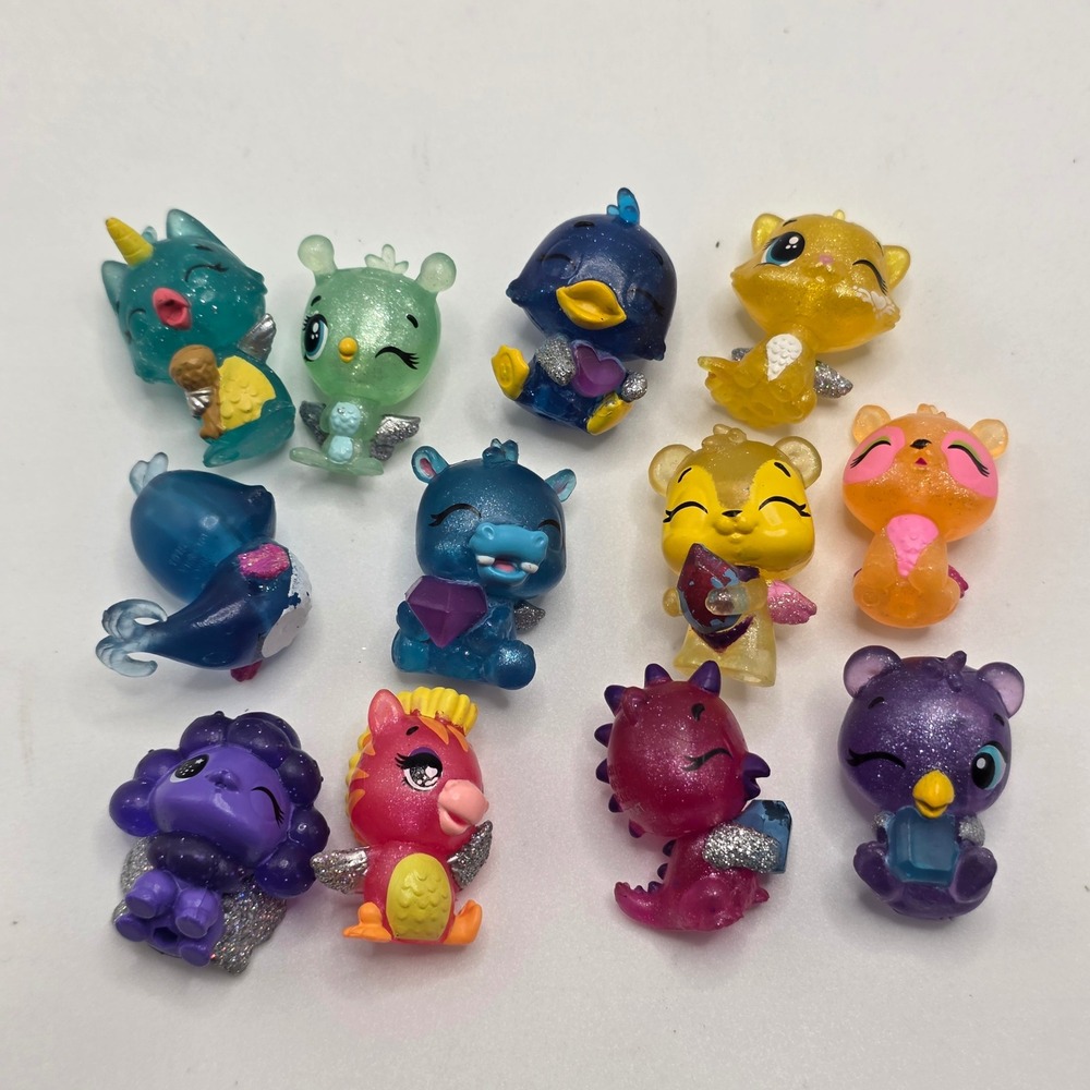 Hatchimals Colleggtibles Glitter Pixies Figure Lot Winged Fantasy Animals Bundle